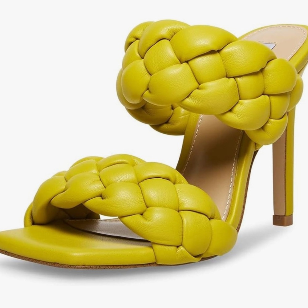 Steve Madden Kenley Heeled Sandal Yellow